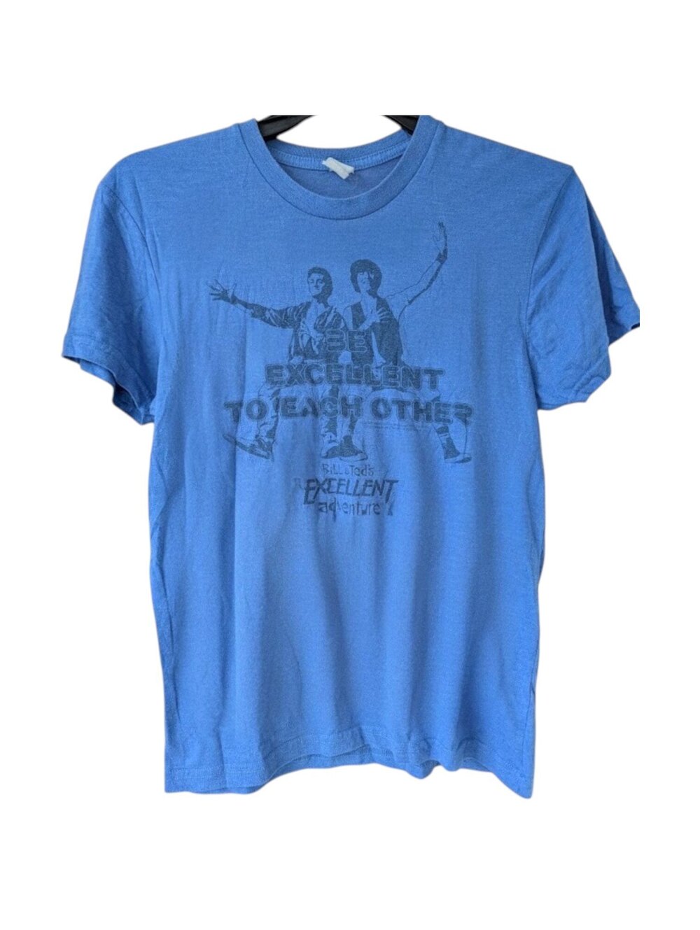 Bill & Ted T-Shirt Lootcrate S Be Excellent Graphic Blue Heather Y2K 18.5x25.5